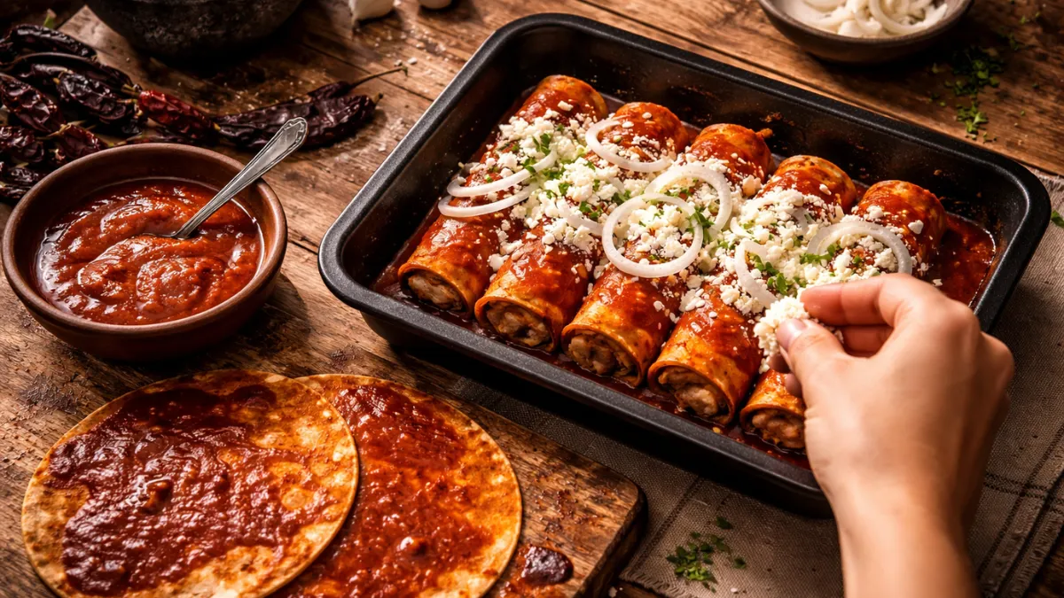 Real Mexican Enchiladas Recipe With Homemade Sauce