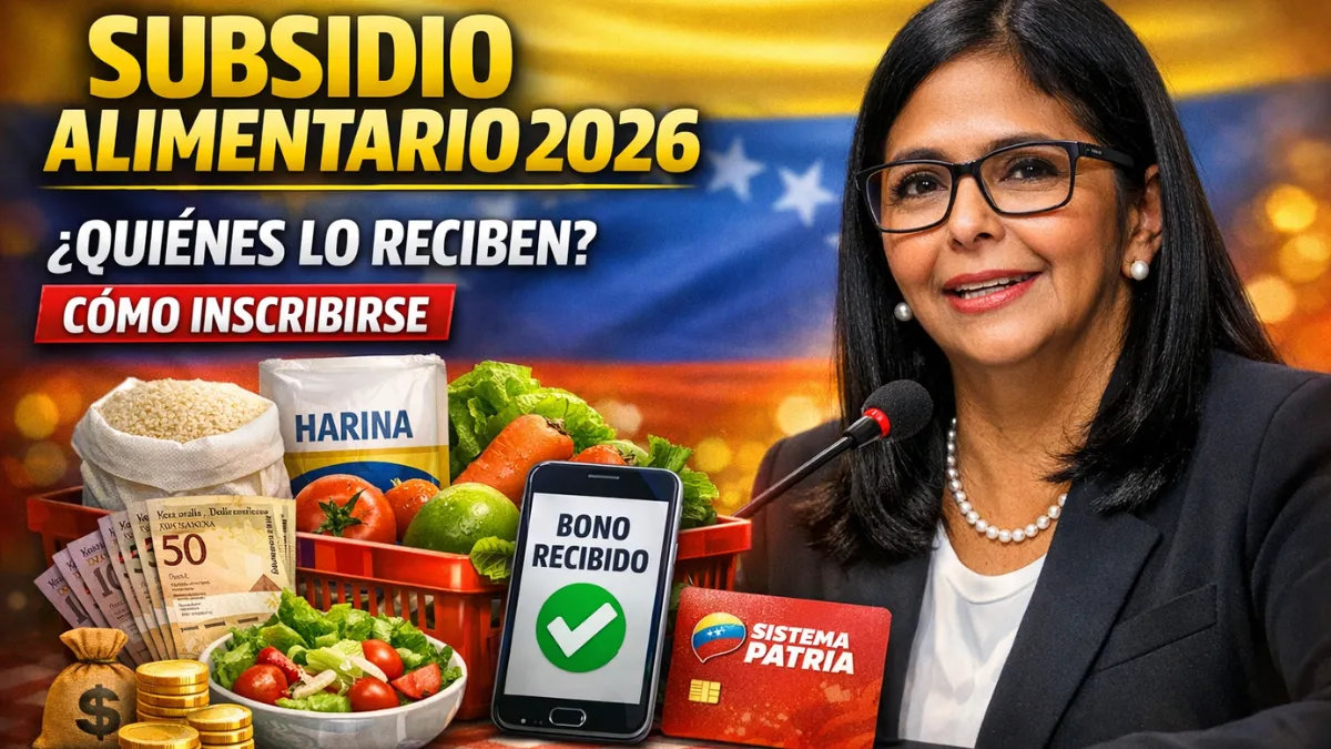 El nuevo subsidio alimentario 2026: quiénes lo recibirán y cómo inscribirse