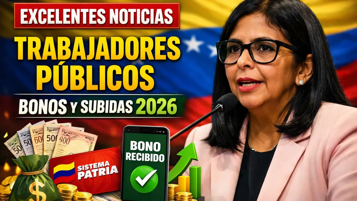 Excelentes noticias para trabajadores públicos: llegan bonos y subidas salariales en 2026