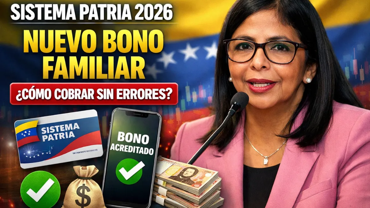 Sistema Patria 2026: Todo sobre el Nuevo Bono Familiar Complementario y cómo recibir el pago sin errores