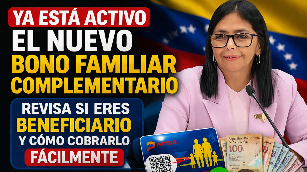 Ya está activo el Nuevo Bono Familiar Complementario: revisa si eres beneficiario y cómo cobrarlo fácilmente